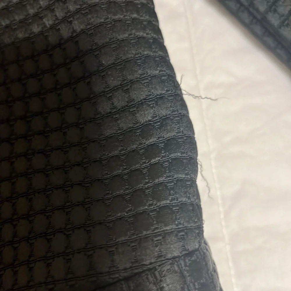 Giorgio Armani Black Jacket with Quilted Texture